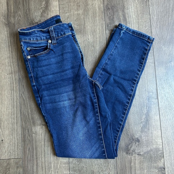 Tahari Dark Indigo Skinny Jeans - Picture 2 of 4